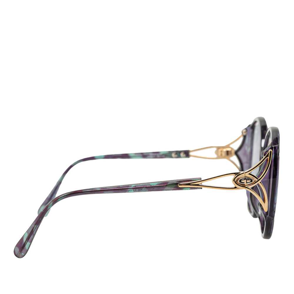 Purple Dior Vintage Eyeglasses Frame Sunglasses - image 3