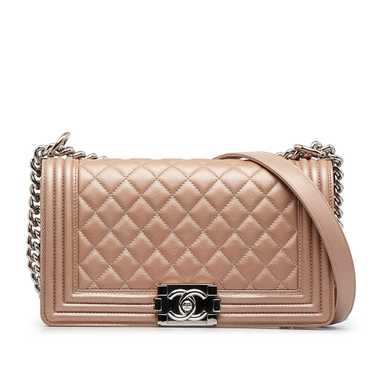 Brown Chanel Medium Boy Flap Bag - image 1