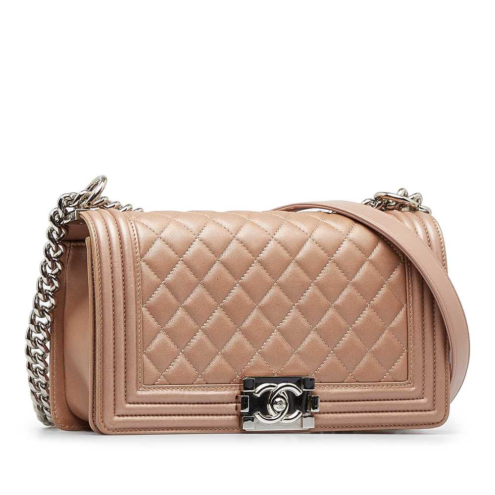 Brown Chanel Medium Boy Flap Bag - image 2