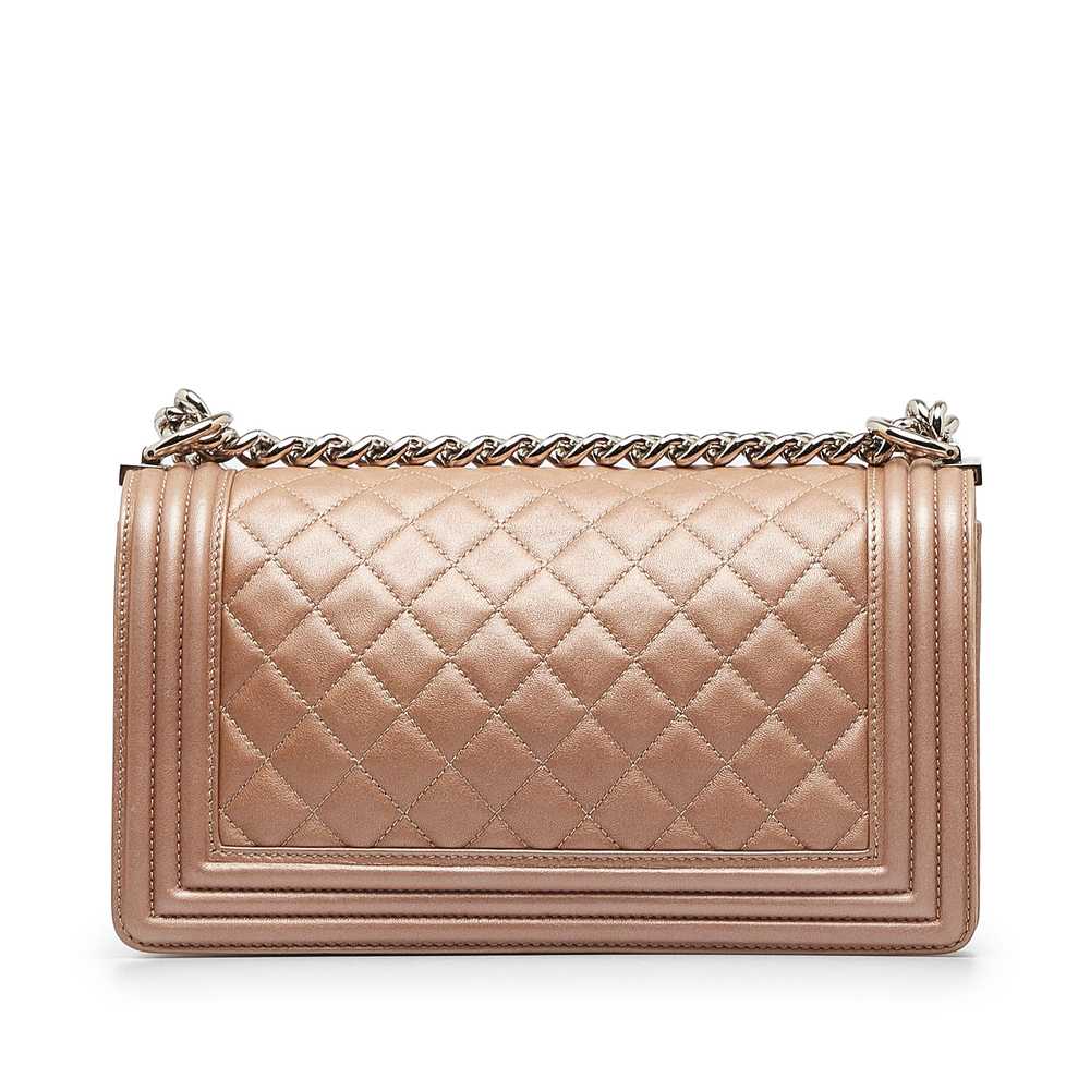 Brown Chanel Medium Boy Flap Bag - image 3