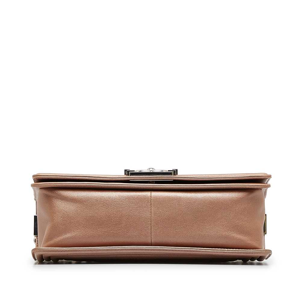 Brown Chanel Medium Boy Flap Bag - image 4