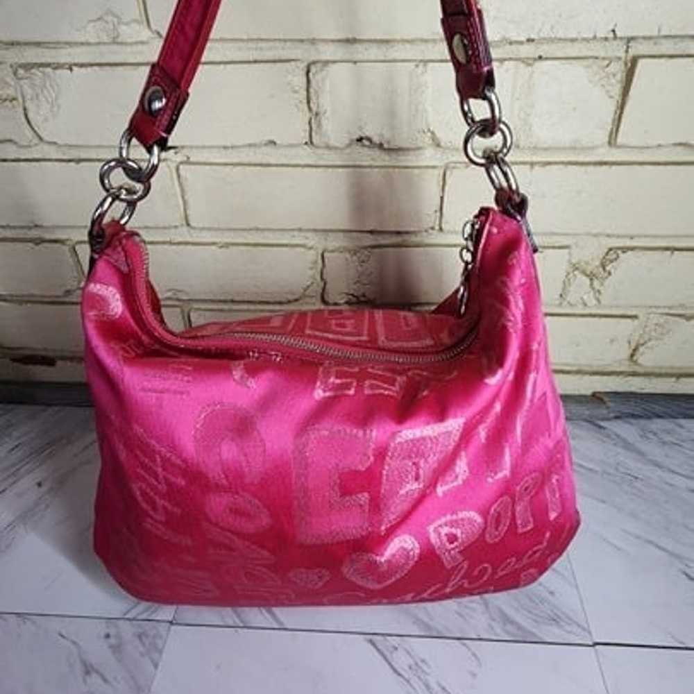 Like New Rare Rare Coach Poppy Storypatch Pink Sh… - image 2