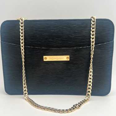 Authentic YSL Yves Saint Laurent Crossbody black … - image 1