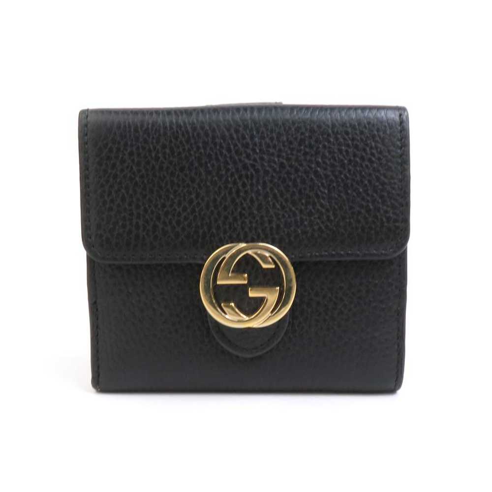 GUCCI Authentic Mini Bifold Wallet 598167 Interlo… - image 2