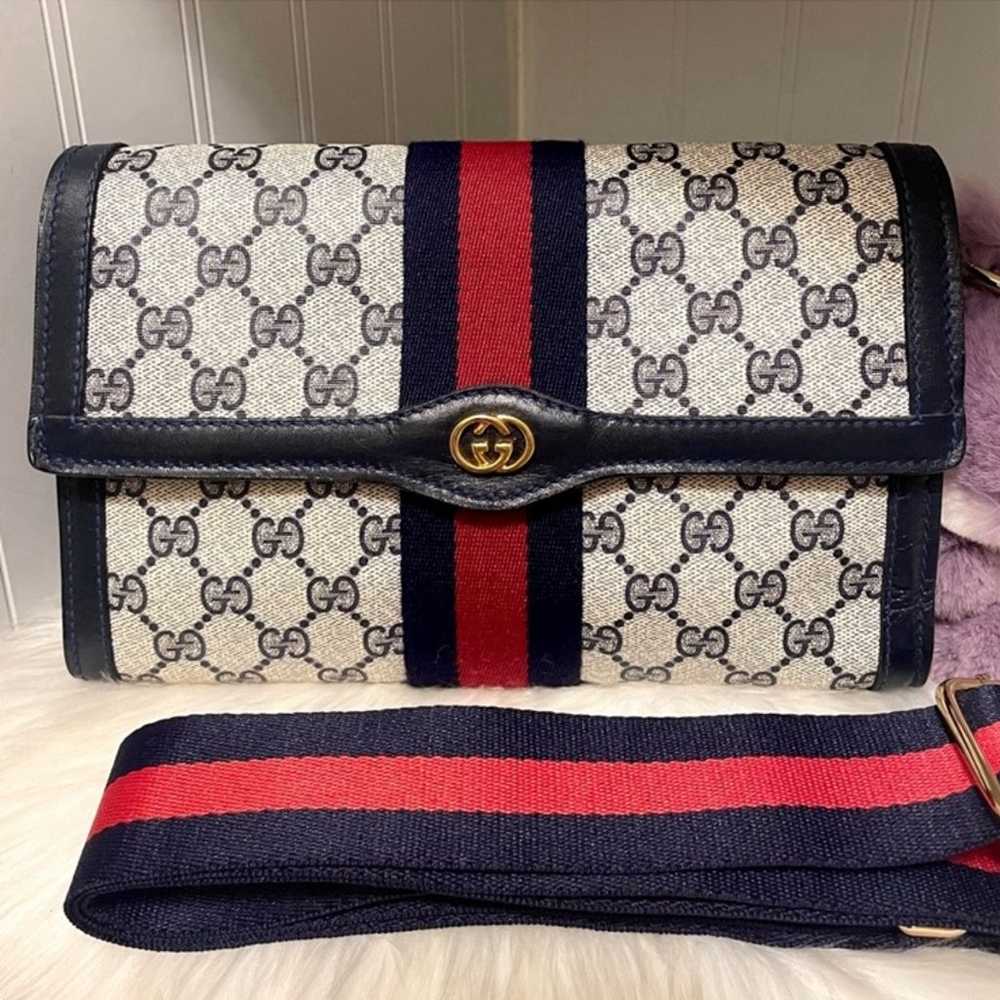 ❤️Auth❤️RARE VTG GG Monogram Supreme Interlocking… - image 7