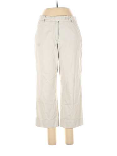 Lands' End Women Ivory Khakis 10