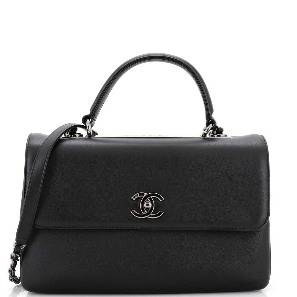 CHANEL Trendy CC Top Handle Bag Calfskin Medium - image 1