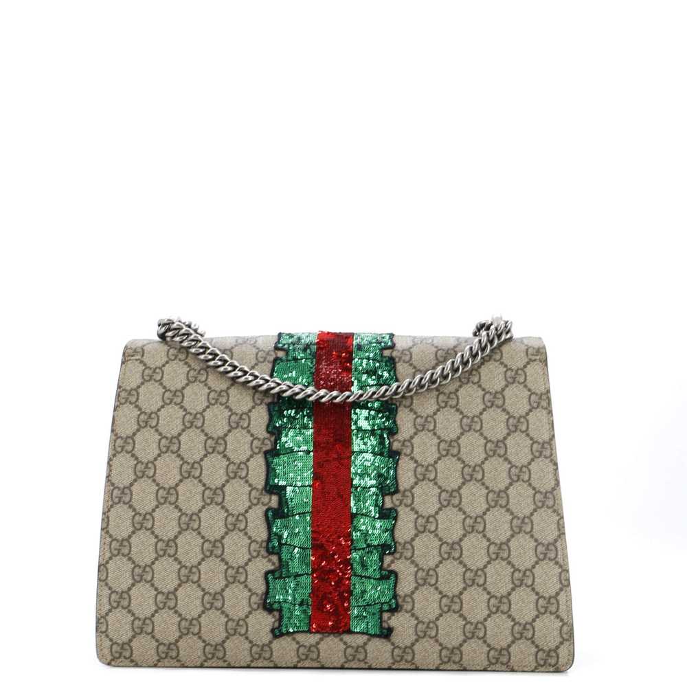 GUCCI Dionysus Bag Embellished GG Coated Canvas M… - image 3