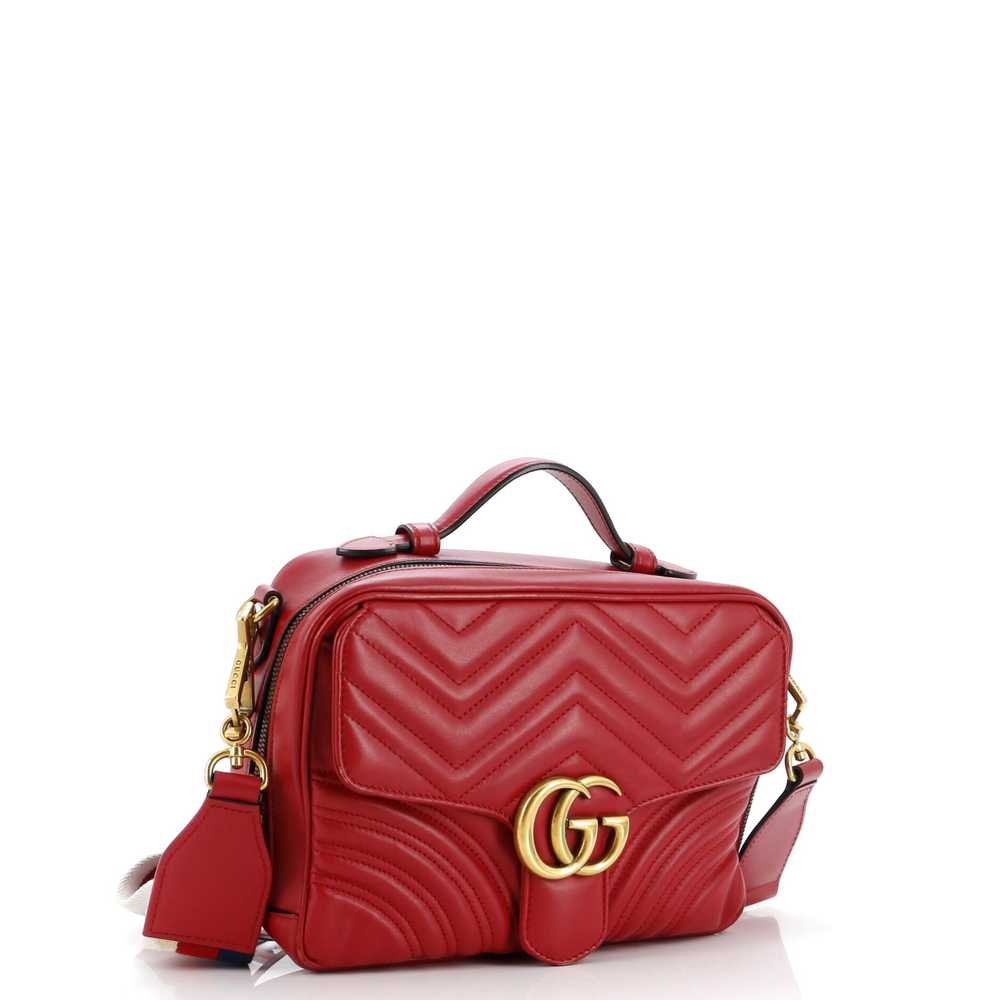 GUCCI GG Marmont Zip Around Camera Bag Matelasse … - image 2