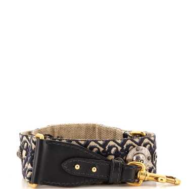 Christian Dior Shoulder Strap Embellished Oblique… - image 1