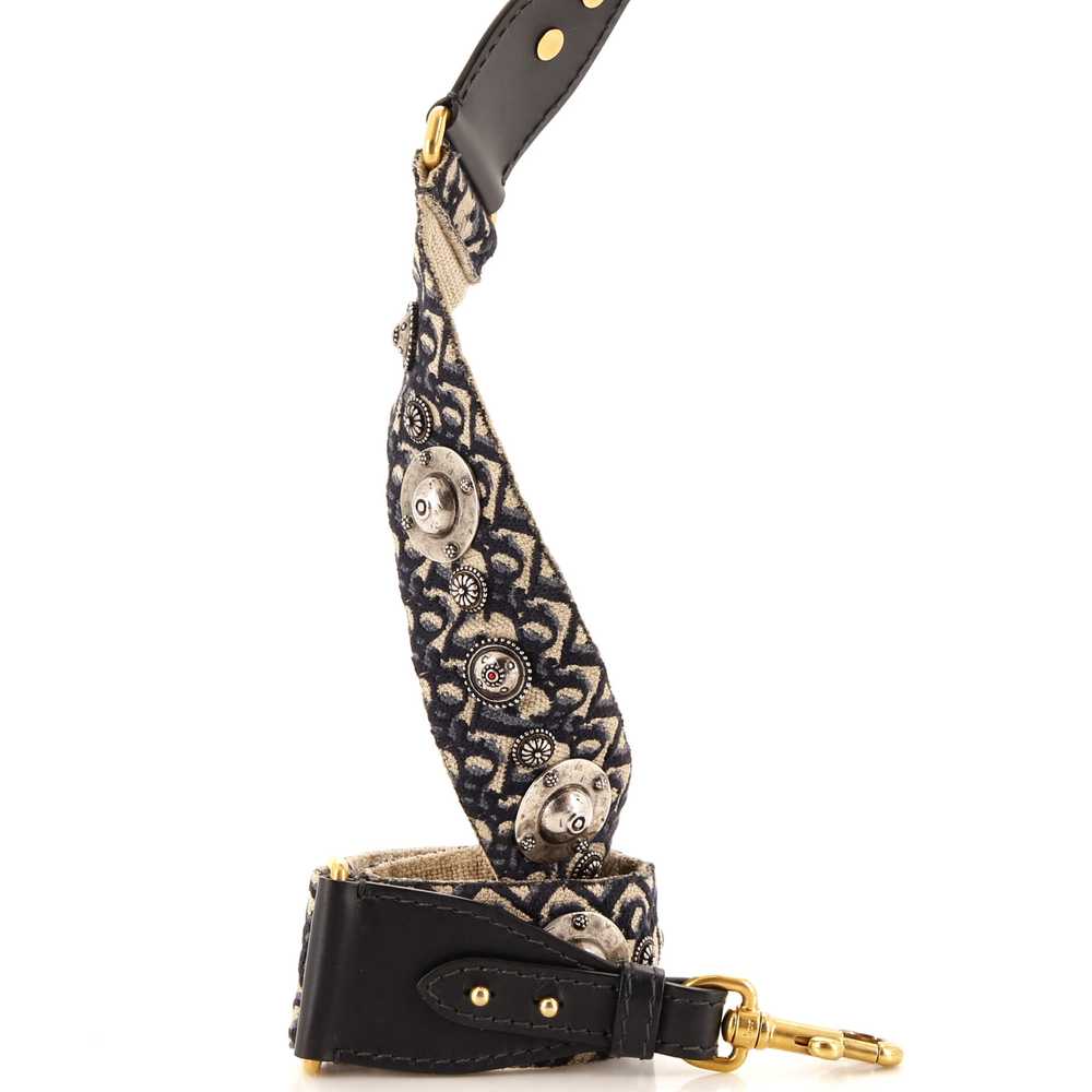 Christian Dior Shoulder Strap Embellished Oblique… - image 2