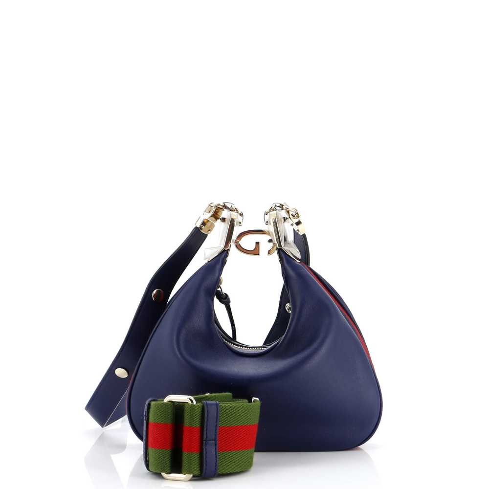 GUCCI Attache Shoulder Bag Leather Small - image 2