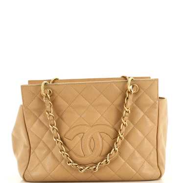 CHANEL Petite Timeless Tote Quilted Caviar - image 1