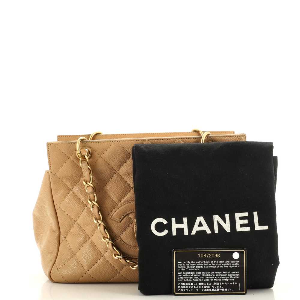 CHANEL Petite Timeless Tote Quilted Caviar - image 2