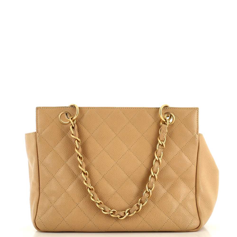 CHANEL Petite Timeless Tote Quilted Caviar - image 4