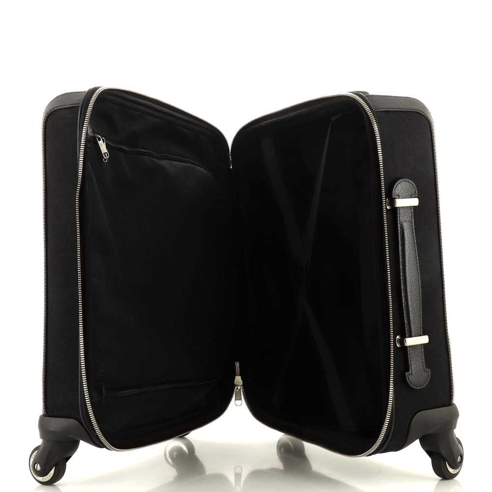 GUCCI Savoy Web Cabin Trolley Rolling Luggage Jum… - image 5