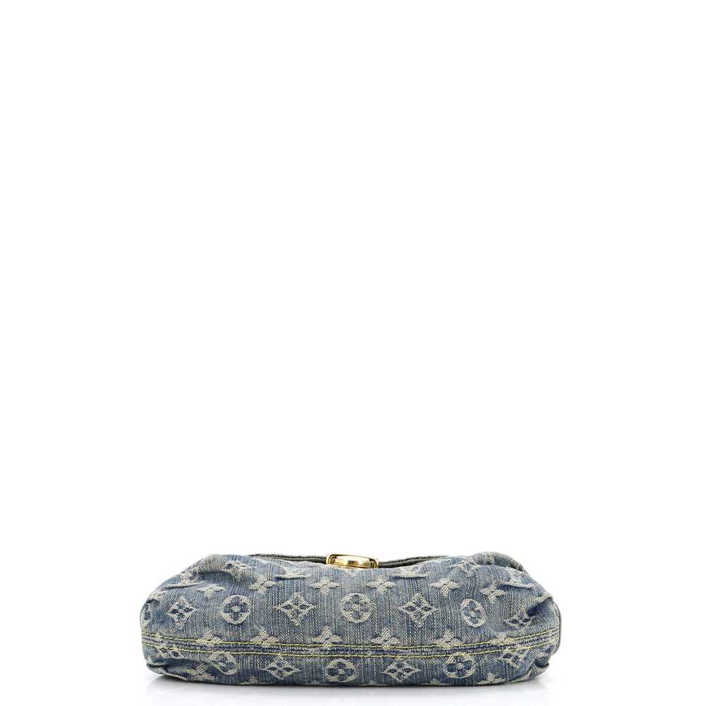 Louis Vuitton Pleaty Handbag Denim Mini - image 4