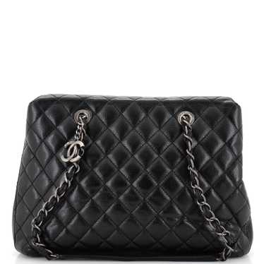 CHANEL City Shopping Tote Quilted Caviar Small - image 1