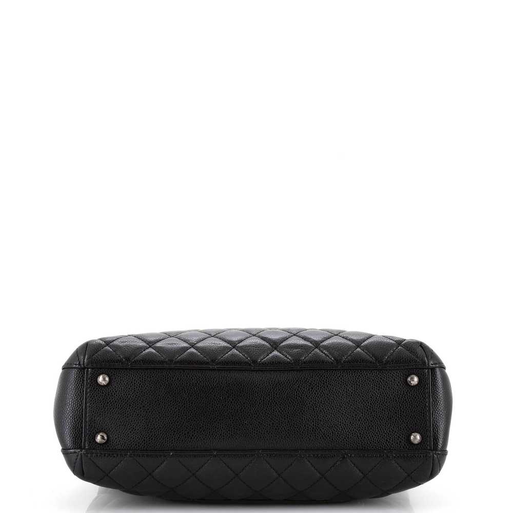 CHANEL City Shopping Tote Quilted Caviar Small - image 4