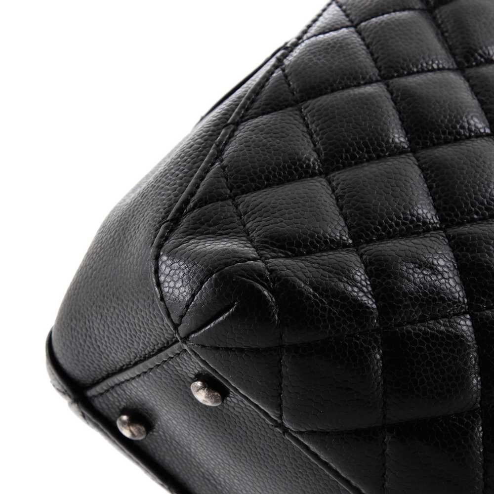 CHANEL City Shopping Tote Quilted Caviar Small - image 6