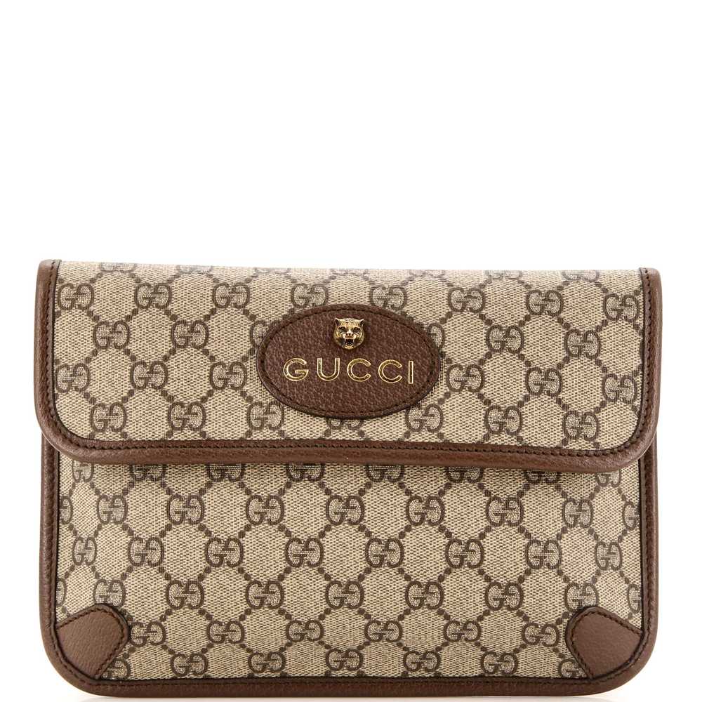 GUCCI Neo Vintage Flap Belt Bag GG Coated Canvas - image 1