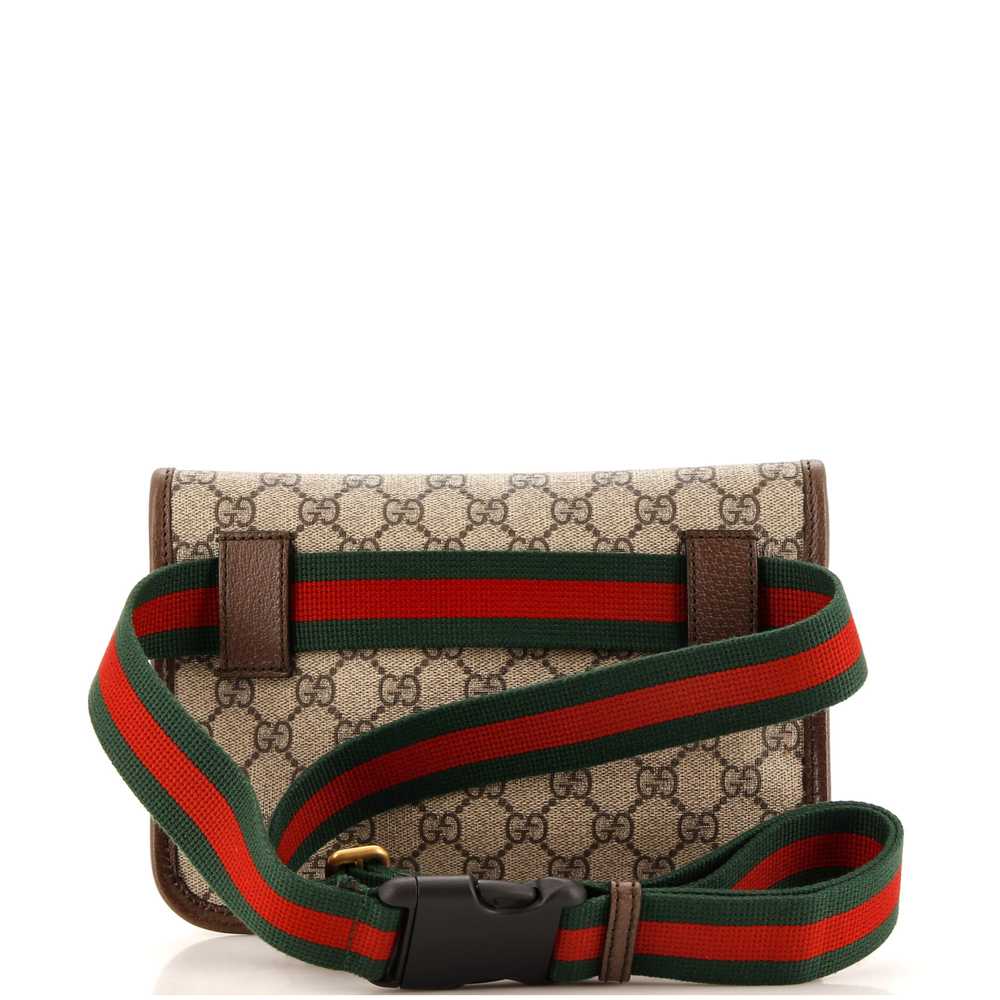 GUCCI Neo Vintage Flap Belt Bag GG Coated Canvas - image 3