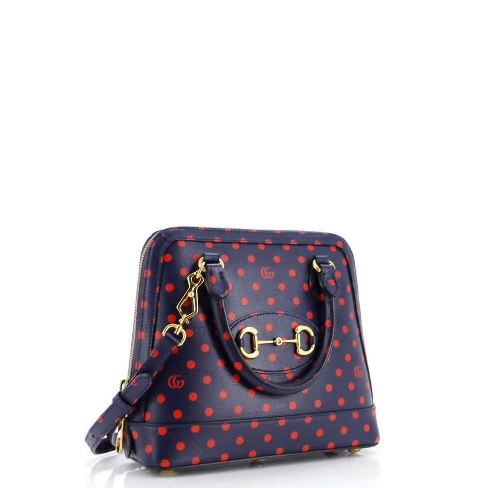 GUCCI Horsebit 1955 Top Handle Bag Printed Leathe… - image 2