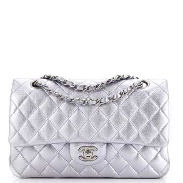 CHANEL Classic Double Flap Bag Quilted Iridescent… - image 1