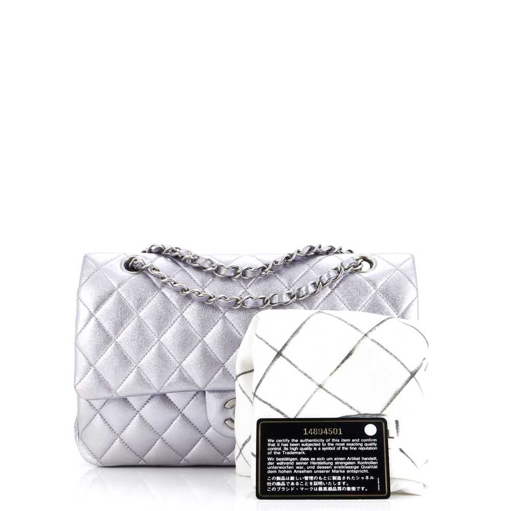 CHANEL Classic Double Flap Bag Quilted Iridescent… - image 2