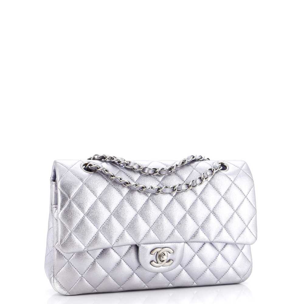 CHANEL Classic Double Flap Bag Quilted Iridescent… - image 3