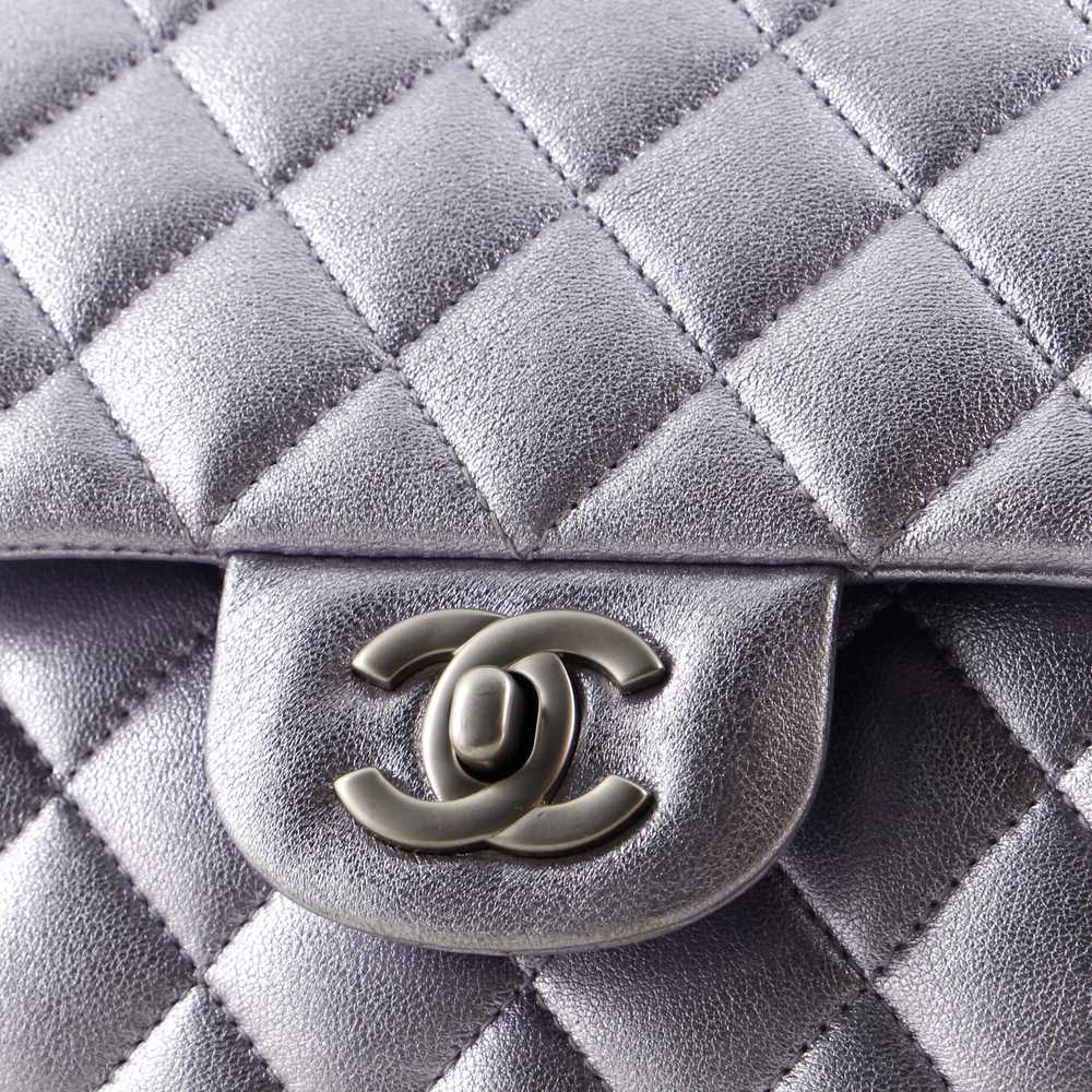 CHANEL Classic Double Flap Bag Quilted Iridescent… - image 7