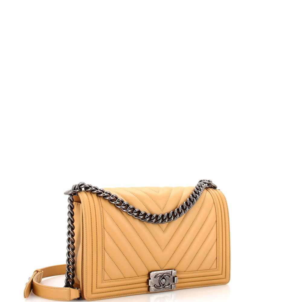 CHANEL Boy Flap Bag Chevron Lambskin New Medium - image 3