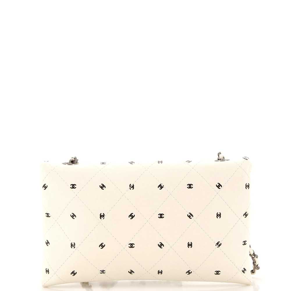 CHANEL CC Envelope Chain Clutch Printed Lambskin - image 3