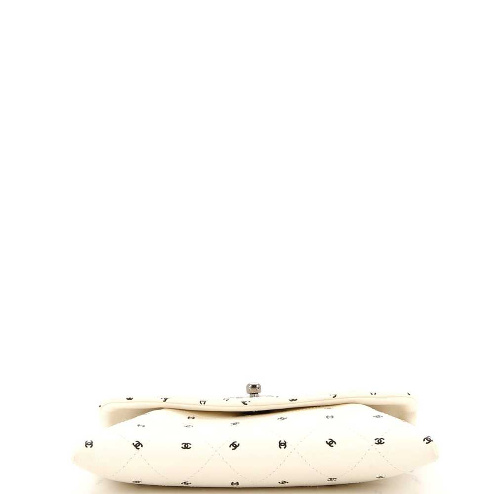 CHANEL CC Envelope Chain Clutch Printed Lambskin - image 4