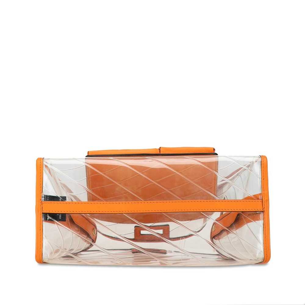 Fendi Peekaboo leather clutch bag - image 4