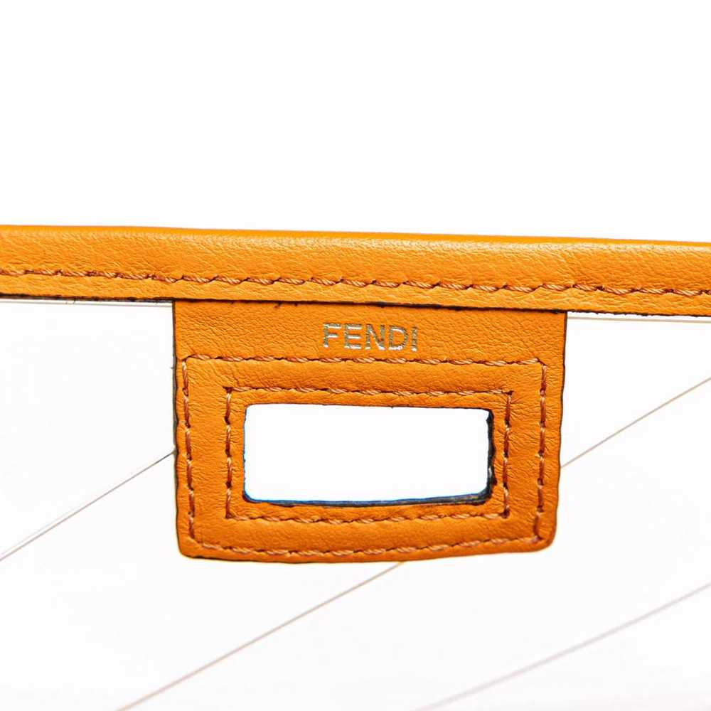 Fendi Peekaboo leather clutch bag - image 6