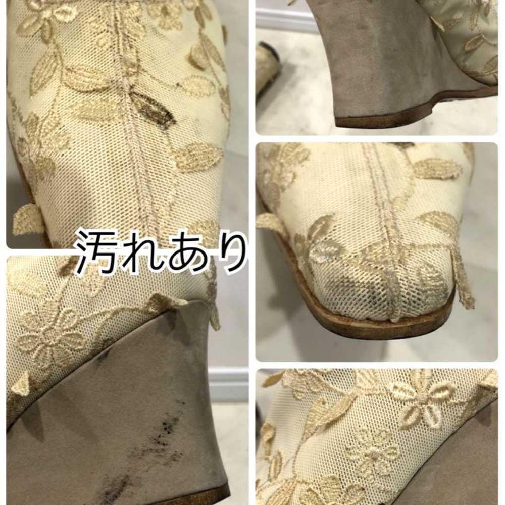 FARANDOLE Floral Embroidered Mesh Long Boots - image 11