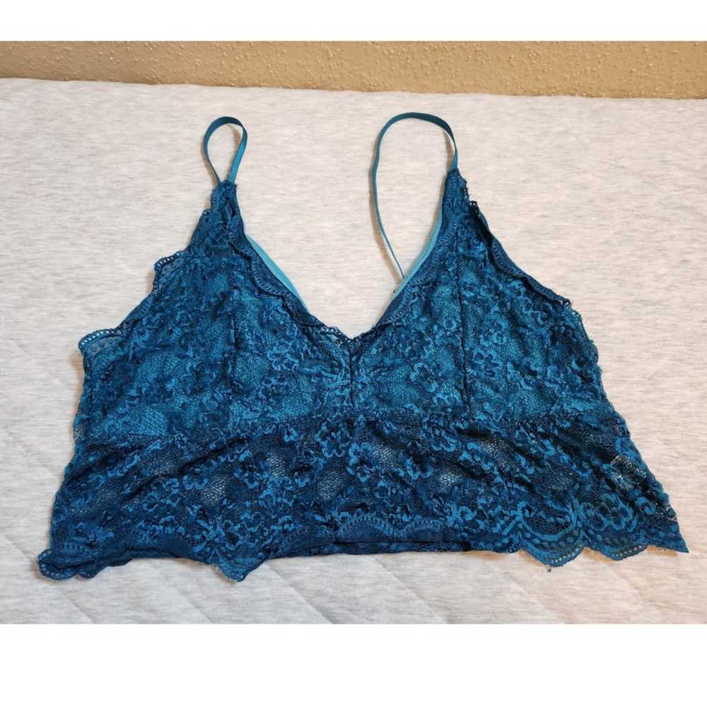 Womens Non Padded Non Wired Bralette Floral Lace … - image 1