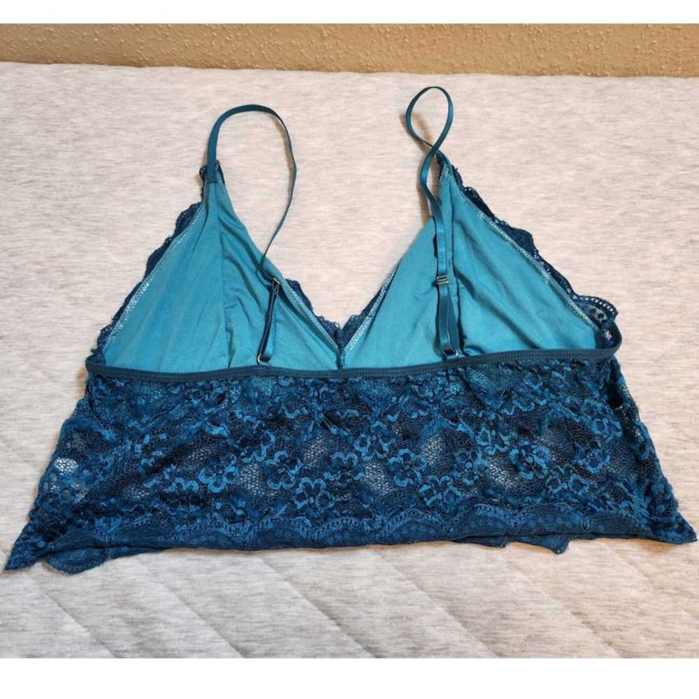 Womens Non Padded Non Wired Bralette Floral Lace … - image 2