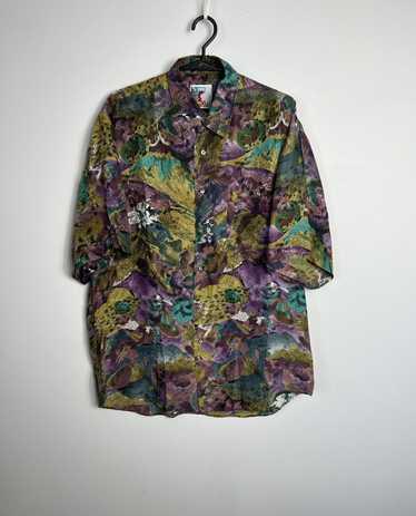 Rare × Vintage Special Shirt 100% SILK patterns gi