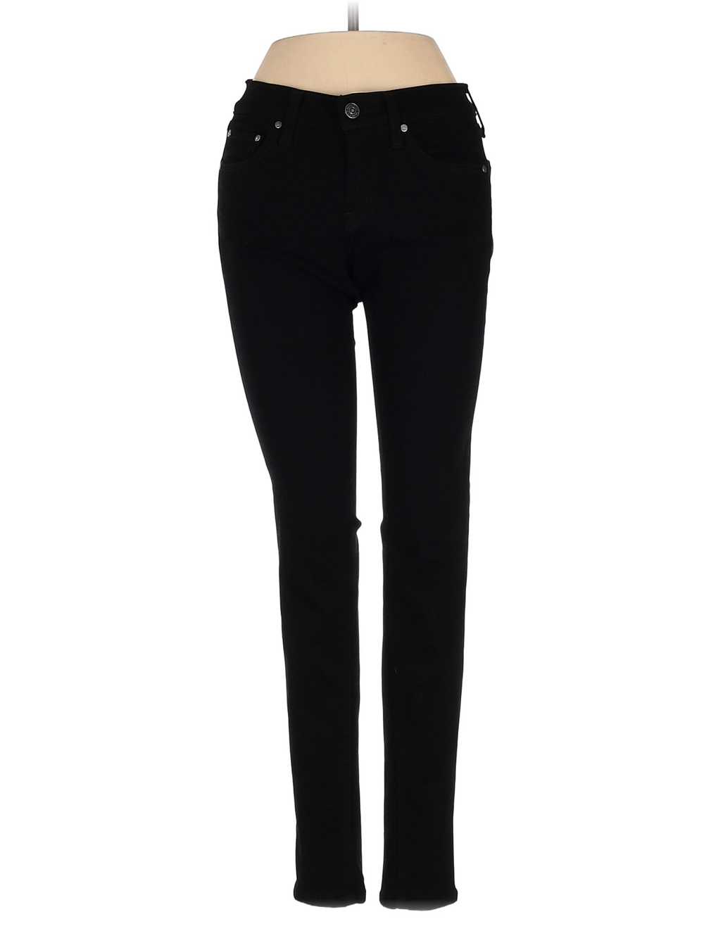 Red Engine Women Black Jeans 24W - image 1