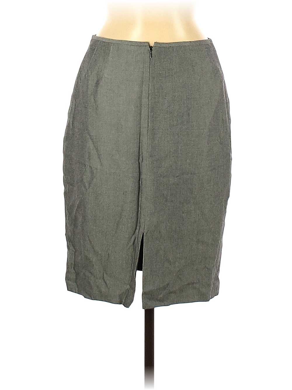 Tahari by ASL Women Gray Casual Skirt 6 Petites - image 2