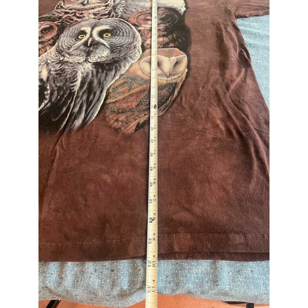 The Mountain T Shirt Mens 2X Owl Tie Dye Brown Sh… - image 4