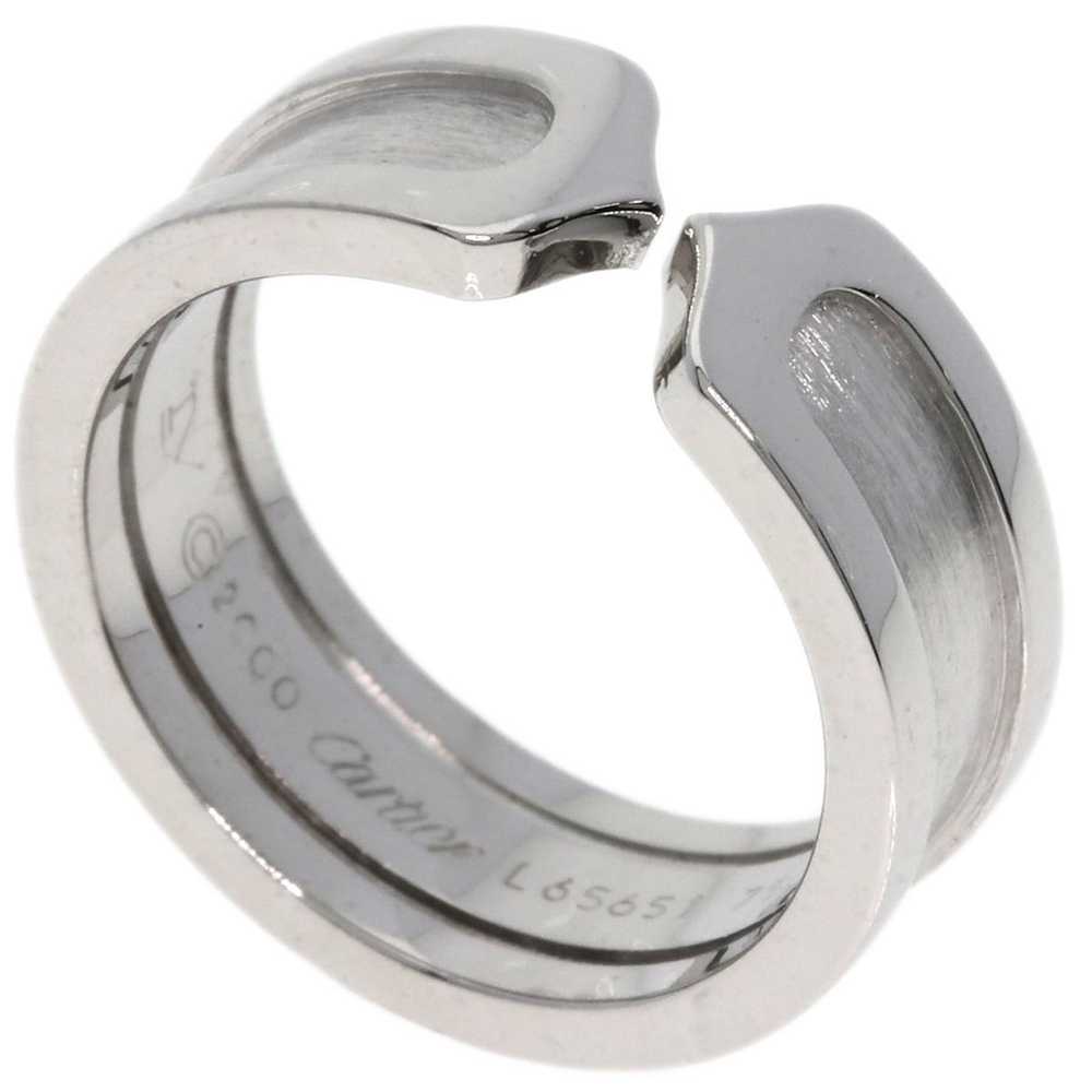 Cartier Cartier C2 Ring #49 K18 White Gold Women'… - image 11