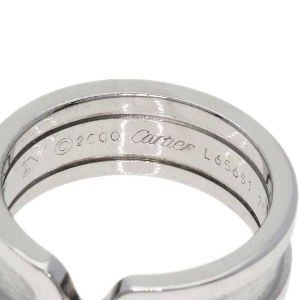 Cartier Cartier C2 Ring #49 K18 White Gold Women'… - image 5