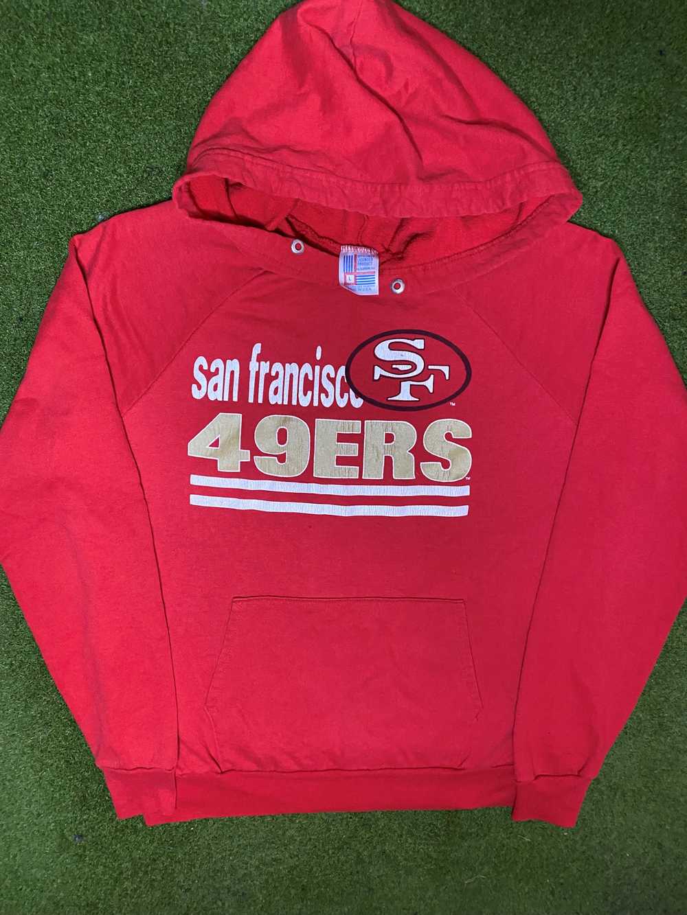 80s San Francisco 49ers - Vintage NFL Hoodie (Lar… - image 1