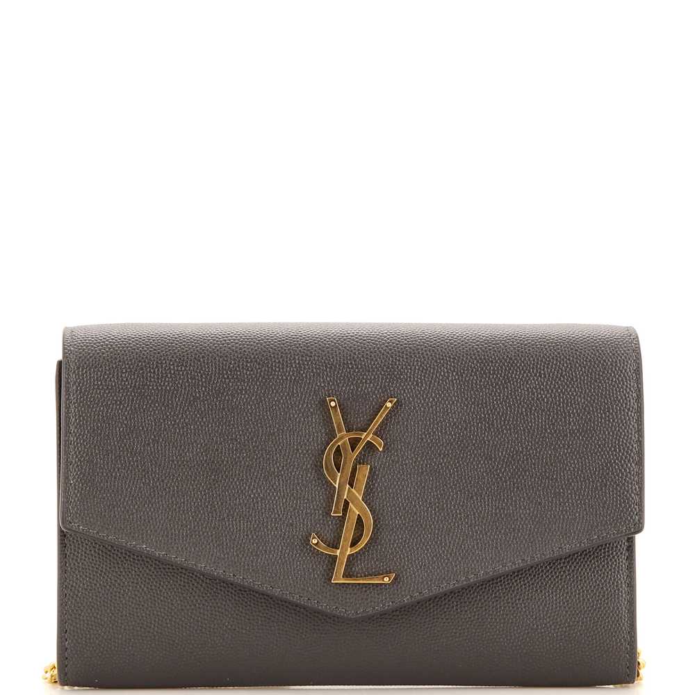 Saint Laurent Uptown Chain Wallet Leather - image 1