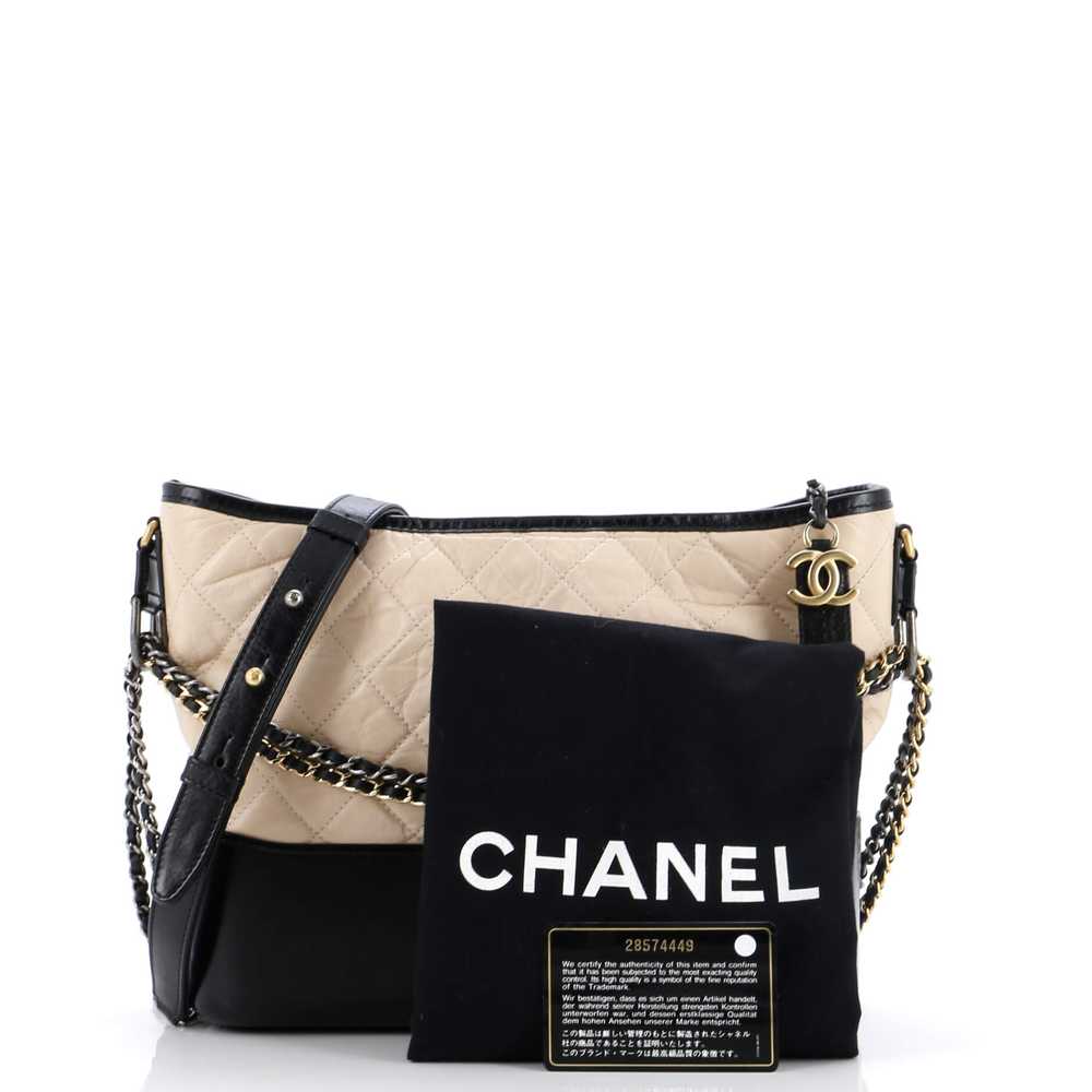 Chanel Gabrielle Hobo Quilted Aged Calfskin Medium - image 2