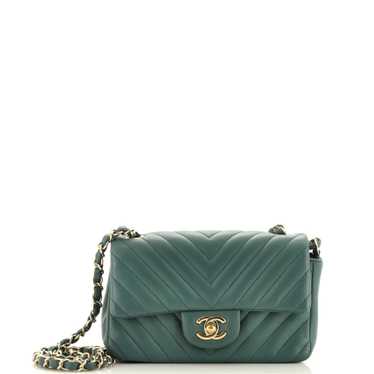 Chanel Classic Single Flap Bag Chevron Lambskin M… - image 1