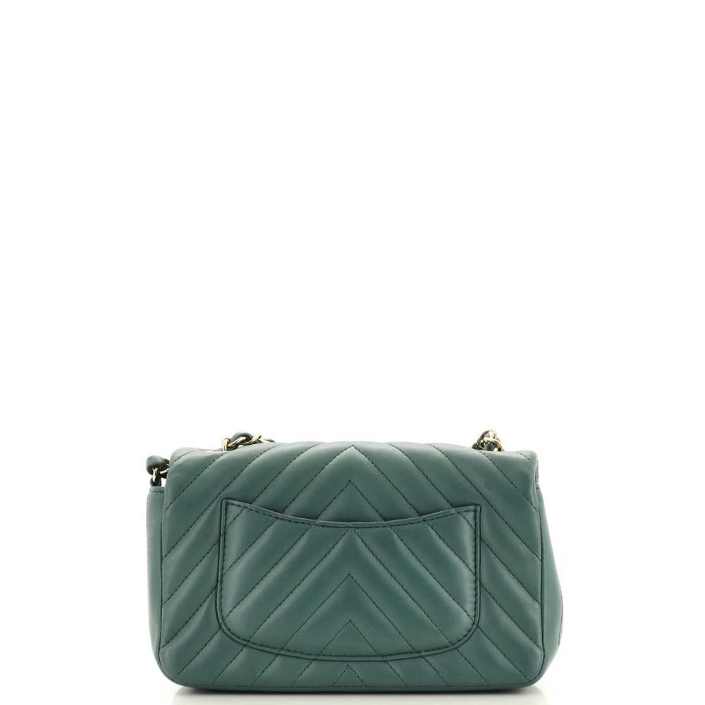 Chanel Classic Single Flap Bag Chevron Lambskin M… - image 4